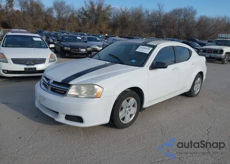 2013 Dodge Avenger Se from USA, damaged, VIN 1C3CDZAB9DN517204